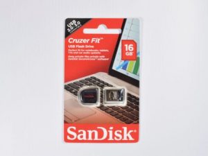 Memoria Sandisk 16gb Cruzer Fit USB 2.0