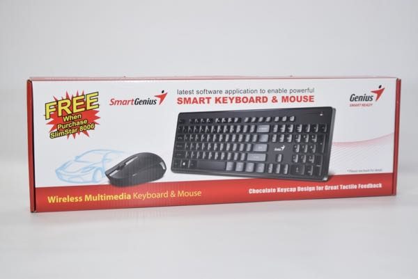 Teclado y Mouse Inalambrico Genius SlimStar 8006