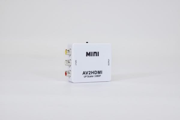 Mini Adaptador Convertidor Audio Av Rca Hdmi Av2hdmi