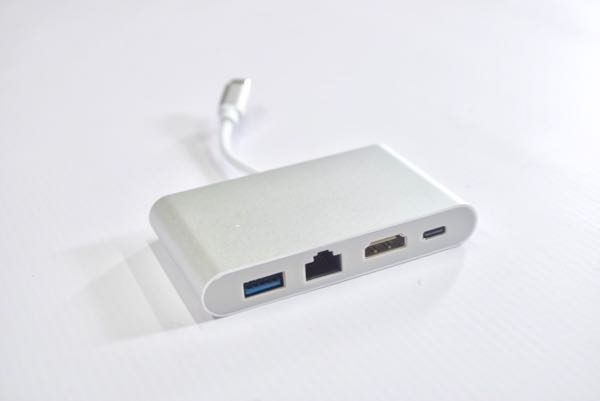Adaptador Tipo C a HDMI USB Ethernet Usb-c
